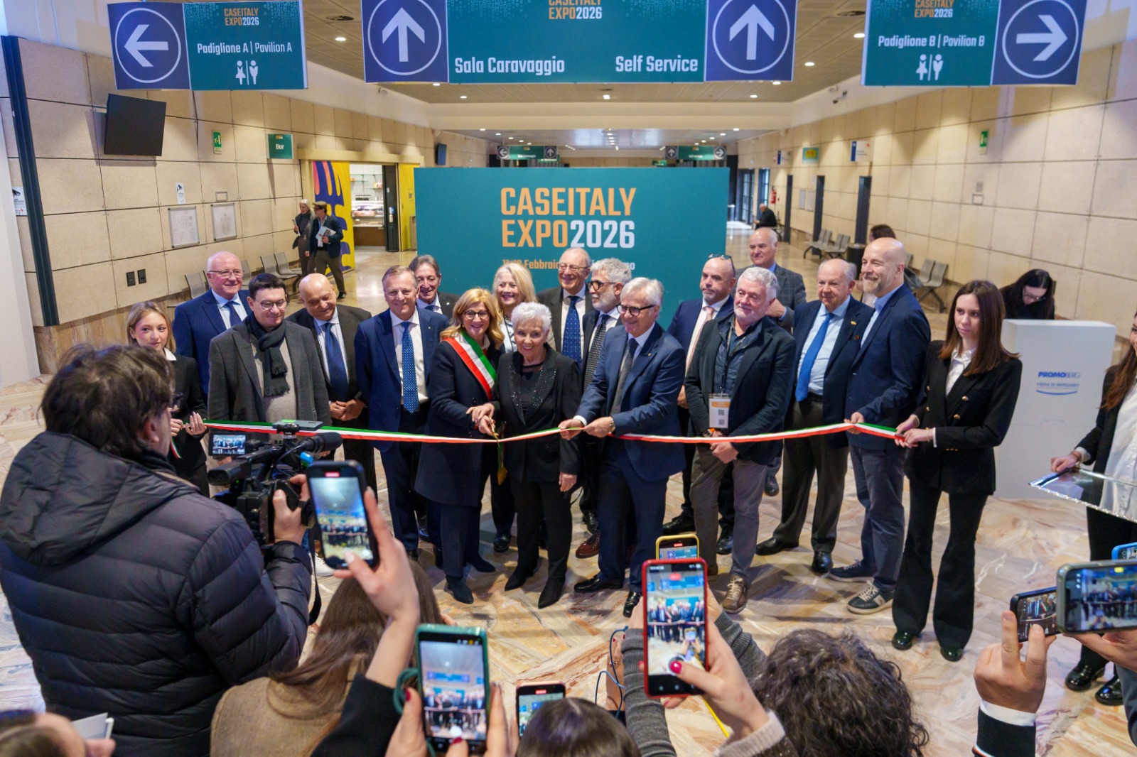 Taglio nastro Caseitaly Expo 2026