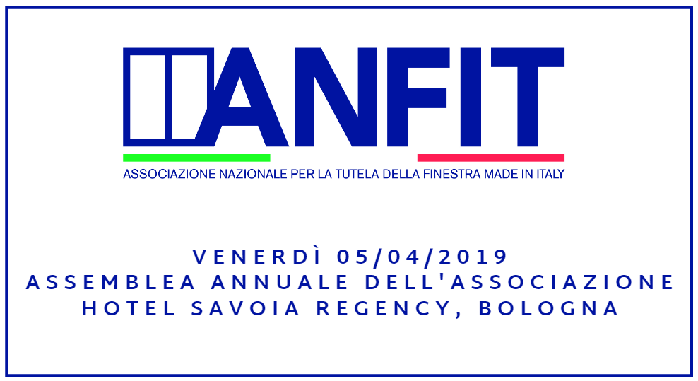 Assemblea annuale ANFIT 05/04/2019