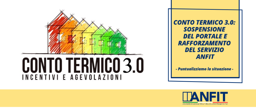 Conto Termico 3.0: la situazione post sospensione del portale e il rafforzamento del servizio ANFIT