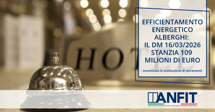Riqualificazione energetica alberghi serramenti fondi